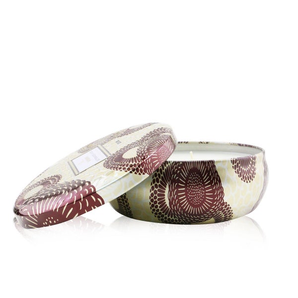 VOLUSPA - 3 Wick Decorative Tin Candle - Gilt Pomander & Hinoki 340g/12oz Carousel 2