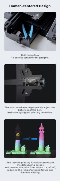 Ender-3 V2 Neo 3D Printer Full Metal Extruder, PC Spring Steel, CR Touch Carousel 9