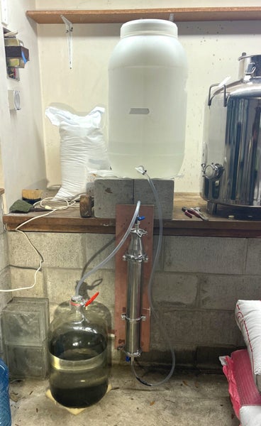 2-inch Activated Carbon Filter In-Line Gravity Kit for Ethanol Carousel 2