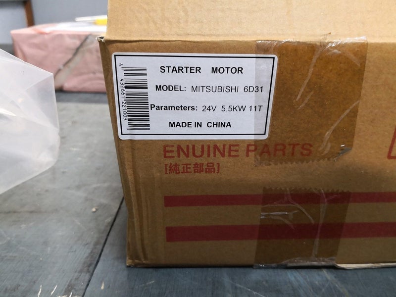 Starter Motor for Kobelco SK200-3 or SK200-5 with 6D31 engine part no: M2T78381 Carousel 5