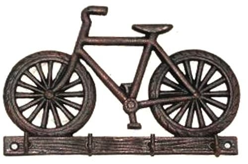 Bicycle key rack, cast iron, ready to hang. Carousel 1