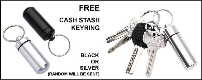 Cash hot sale stash keyring