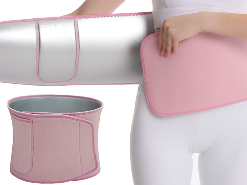 Womens Gym Slimming Belly Shaper Waist Trainer Belt Fitness Sweat Belt L Size Carousel 1