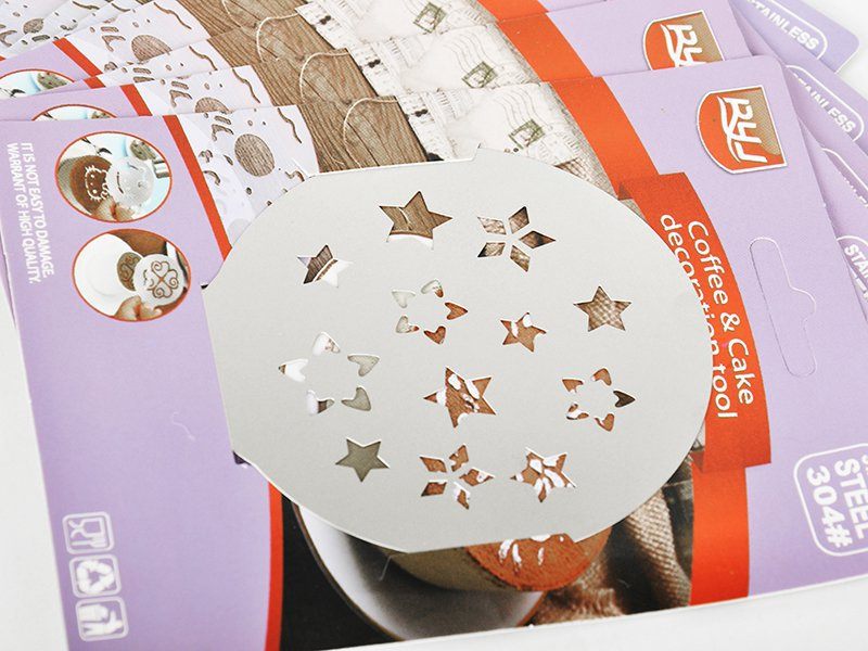 Coffee Stencil-8pc Carousel 2