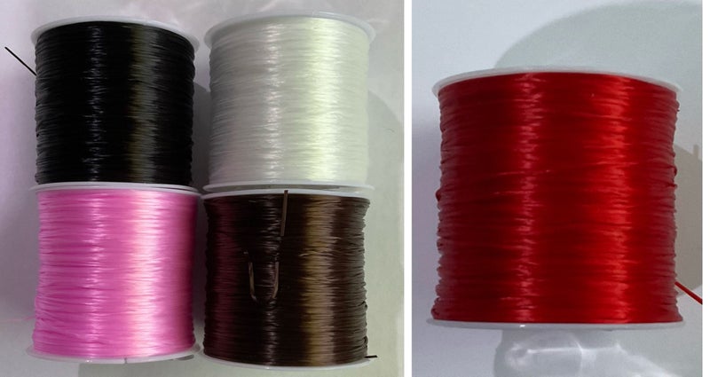 1 roll Stretch Elastic Crystal String Cord, 5 colors to choose Carousel 1