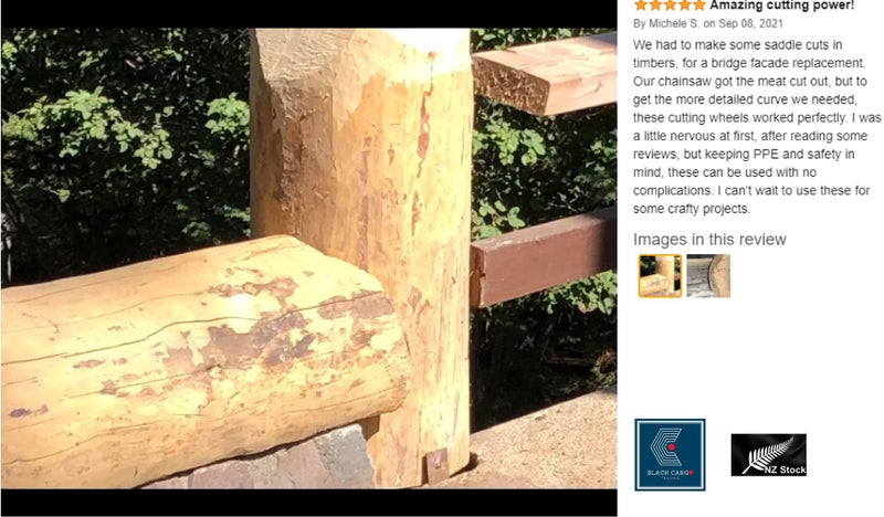 2Pcs Wood Carving Chain Disc Angle Grinder *Local Buy* Carousel 2