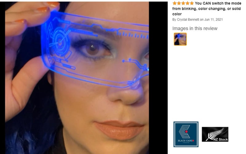 LED Glasses Cosplay Party Costume Dress Novelty *Local Clearance* Carousel 2