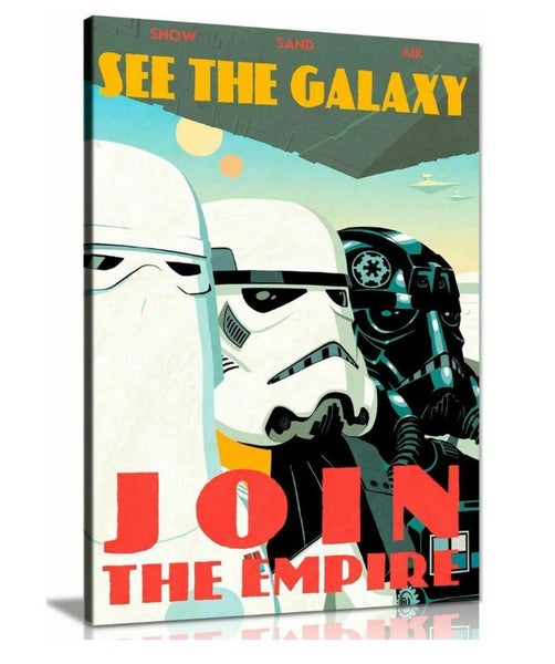 Free Shipping 1 Panel Canvas Wall Art - Join the Empire Carousel 4
