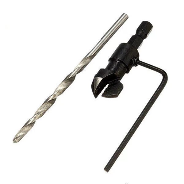 4pcs Carpentry Countersink Drill Bit Set Woodworking Tools Carousel 2