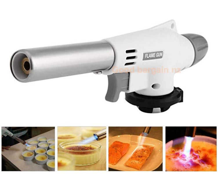 New Gas Torch Flame Gun Blowtorch Cooking Soldering Butane AutoIgnition Gas Carousel 1