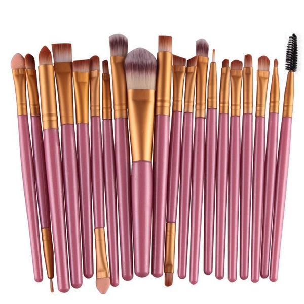 NEW 20PCs Makeup Brush Set Eye Shadow Brush Set Foundation Brush Beauty Tools Carousel 1