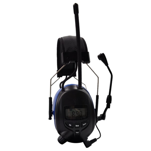 BLUETOOTH AM/FM RADIO EARMUFF / BLUE HEADSET / EXTRA MIC Carousel 1