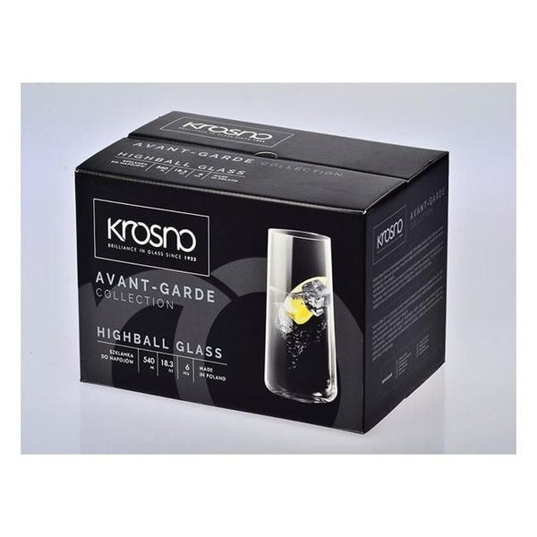 Krosno Avant-Garde Highball Glasses 540ml - Gift Boxed (KR0256) Carousel 2