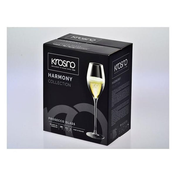 Krosno Harmony Prosecco Glass 280ml - Gift Boxed (KR0262) Carousel 3
