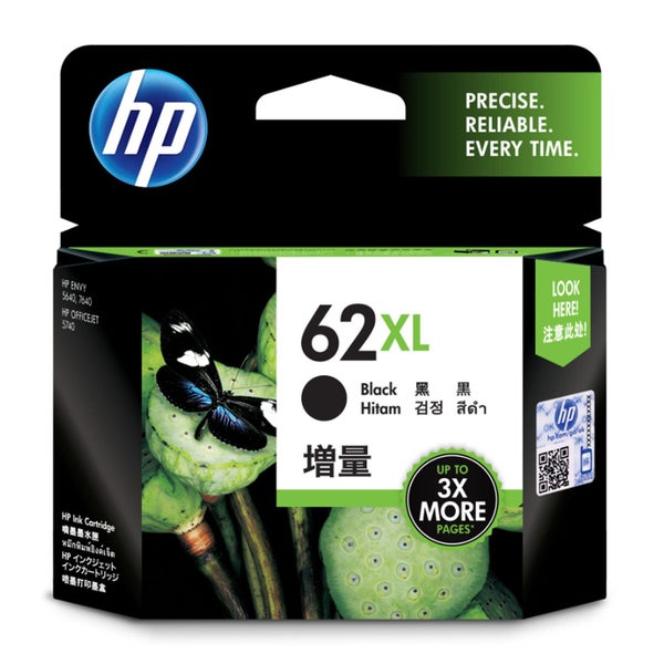 HP 62XL High Yield Ink Cartridge Black Cyan Magenta Yellow 4 inks Value Pack Carousel 2