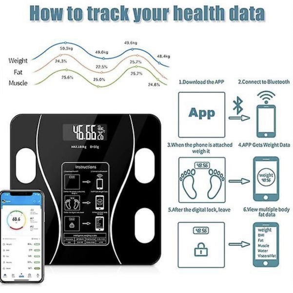Smart digital Weight scale Bathroom Digital Weight Scale Carousel 2