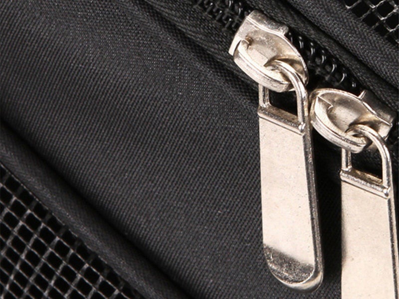 Pet Cat Carrier Bag Breathable Mesh Backpack Outdoor Travel Space Backpack Black Carousel 5
