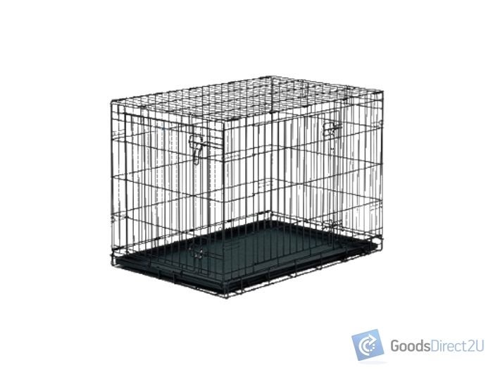 Dog Cage Crate Large - 92L x 63W x 72H cm [Luxury] Carousel 1