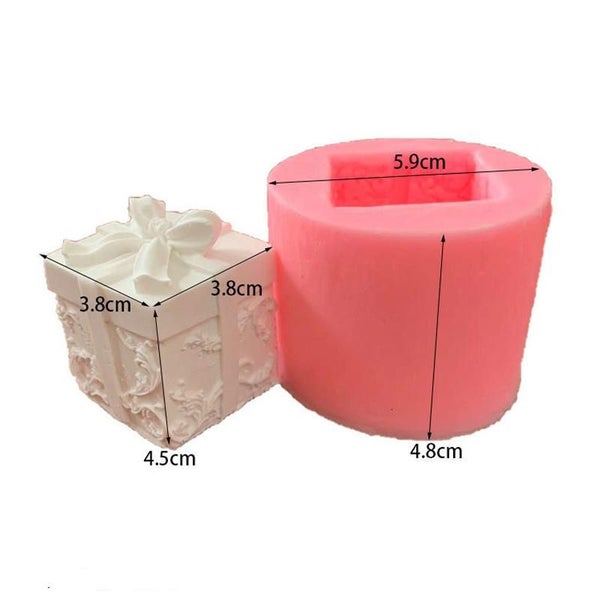 Candle Silicone Mold DIY Soap Making Gift Box for Soap Making Handmade Soap Xmas Carousel 2