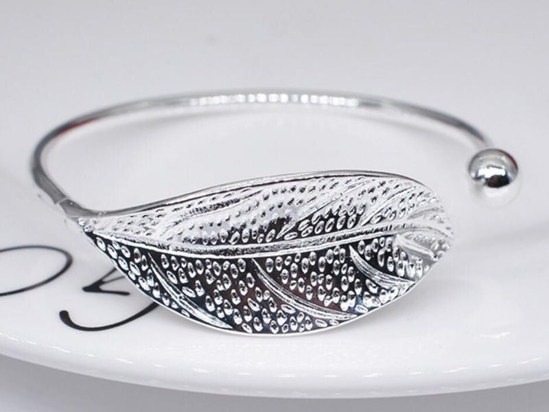 Leaves Bracelet Silver Plated Carousel 2