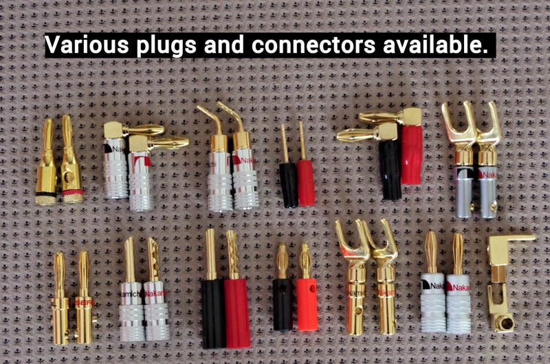 Banana plugs Nakamichi x 14 plus Right angle plugs X 6 Carousel 2