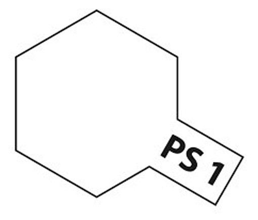 Tamiya PS-1 Polycarb Spray White [86001] Carousel 1