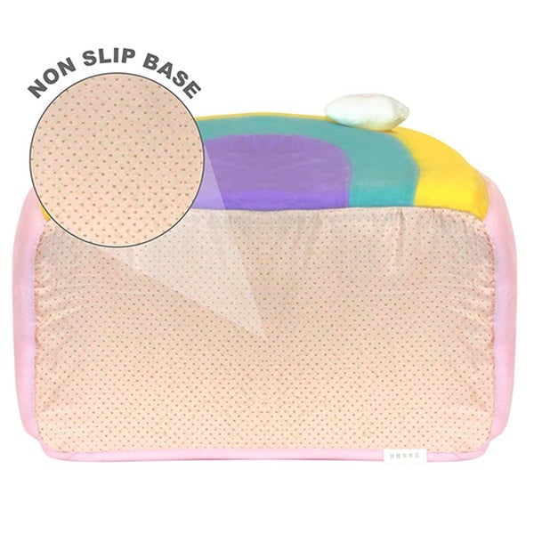 All Fur You Soft Rainbow Pet Cat Kittens Warm Cave House Sleeping Cushion Bed Carousel 4