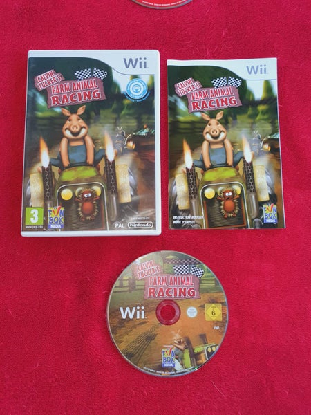 Calvin Tucker's Farm Animal Racing - Wii Game Carousel 1