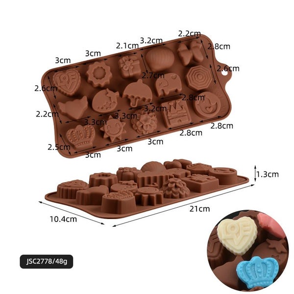 Silicone Mold Candle Wax Plaster Resin Casting Epoxy Cake Soap Chocolate Making Carousel 2