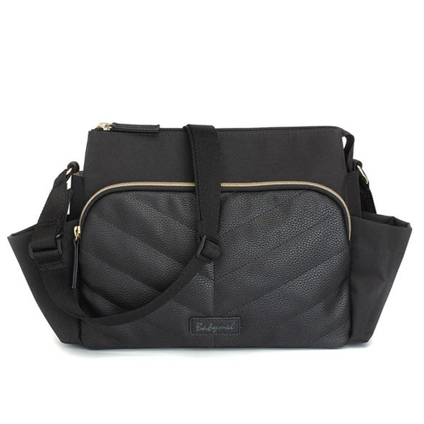 Babymel Amber Stroller Bag - Black Carousel 2