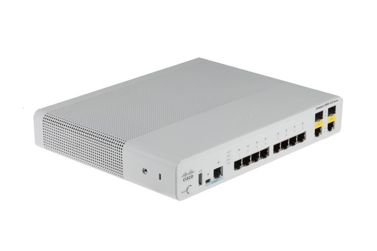Cisco POE Switch 12 Port WS-C2960C SMALL FORM C Series POE Switch Dual Gigabit Carousel 1