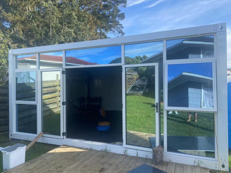 6*4m Glass Wall PORTABLE UNIT / CABIN / BUILDING / TINY HOUSE / GARDEN SHED Carousel 11