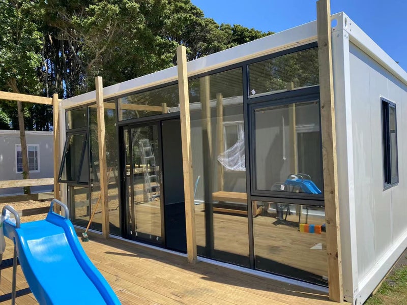 6*4m Glass Wall PORTABLE UNIT / CABIN/ BUILDING / TINY HOUSE Carousel 2
