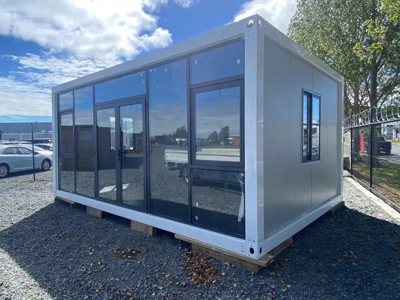 6*4m Glass Wall PORTABLE UNIT / CABIN/ BUILDING / TINY HOUSE Carousel 1