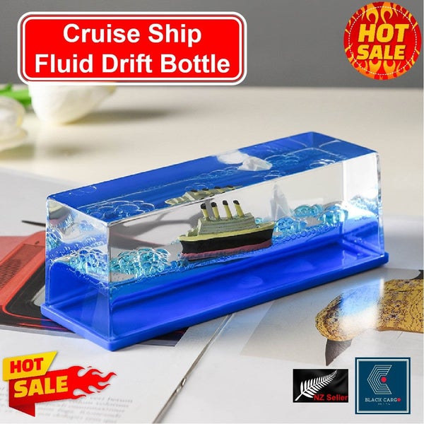 Brand New Titanic Cruise Ship Model Liquid Paperweight Home Decor *Sale NOW*62932722078595111