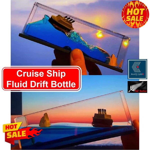 Brand New Titanic Cruise Ship Model Liquid Paperweight Home Decor *Sale NOW*62932722078595112