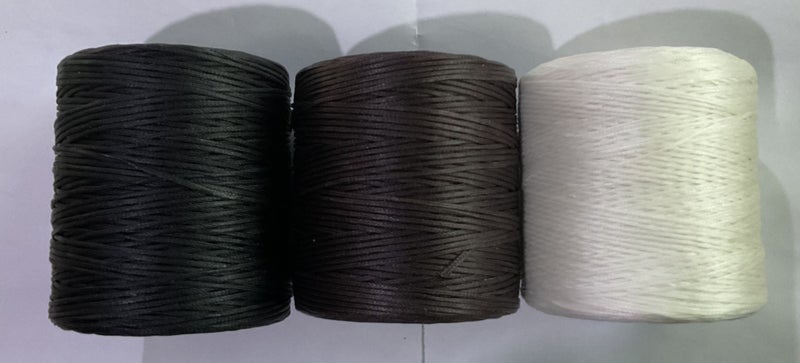 flat wax cord,0.8mm, 1.0mm, 1.5mm, 2.0mm. 3 colors to choose Carousel 1