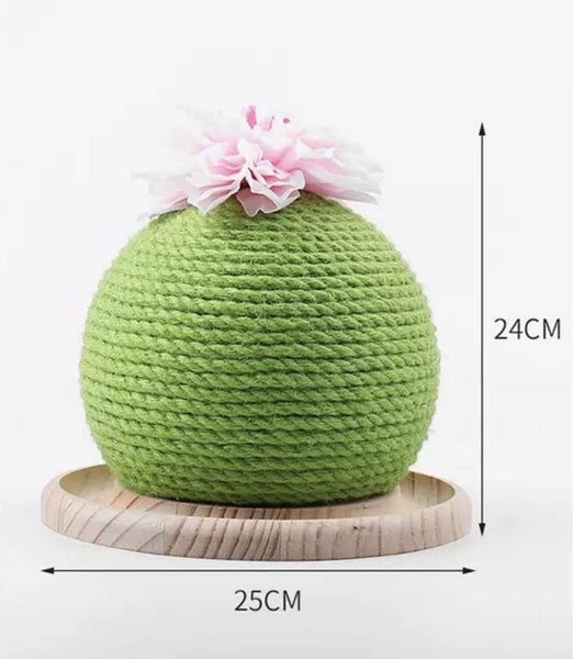 Cat Scratch Post Green Cactus Cat Tree Carousel 2