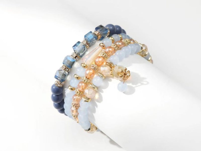 Bracelet Cyan Bohemian Ethnic Style Multi-layer Bracelet Carousel 2