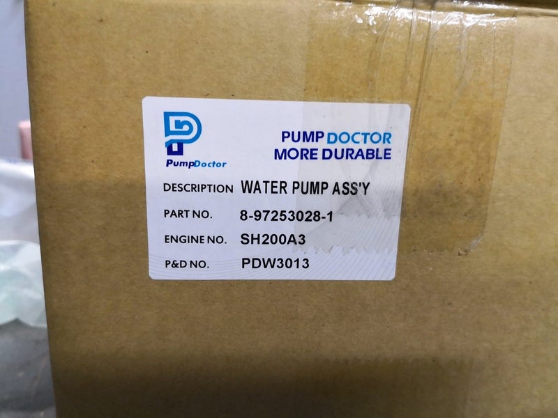 Water Pump for Sumitomo SH200A3 / ZAX200 with 4BG1 or 6BG1 Engine PN: 8972530281 Carousel 7