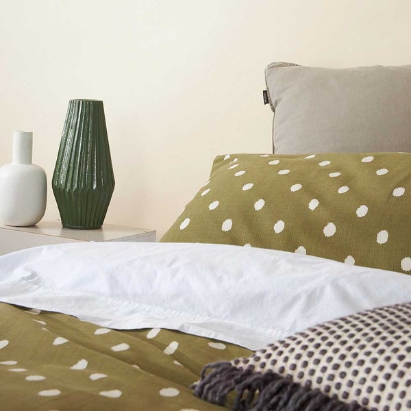 Duvet Cover Set - SuperKIng - Fieldcrest - 100% Cotton - Olive - FoxNoble SK Carousel 4