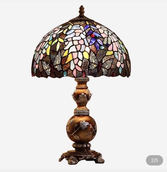 New Design Handmade Tiffany Table Lamp Carousel 1