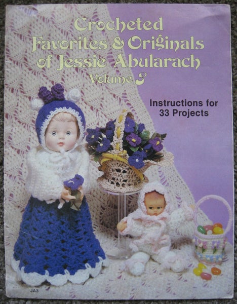 CROCHET FAVORITES & ORIGINALS Dolls Clothes TOY Kitchen Xmas Shawl Rug PATTERNS Carousel 2