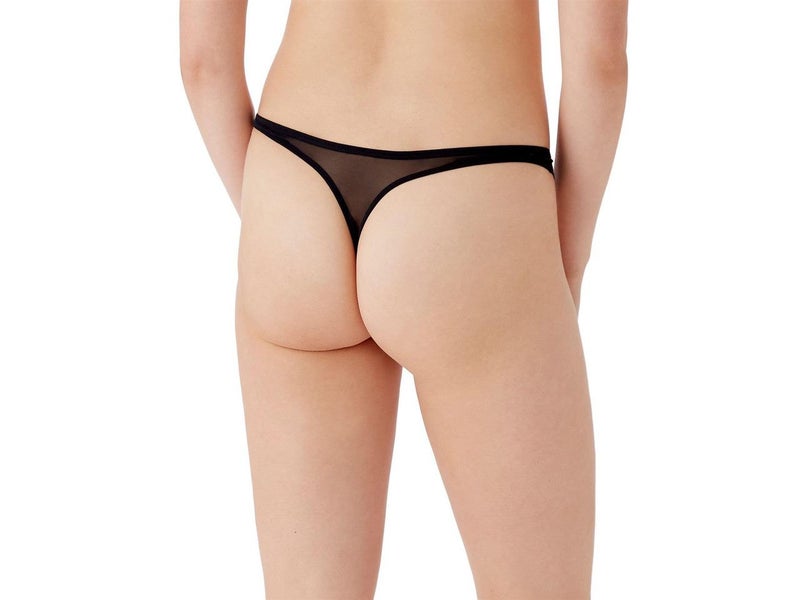 Gossard Illusion 18406 Sexy Sheer Embroidered Thong Brief Black/Red CS Carousel 2