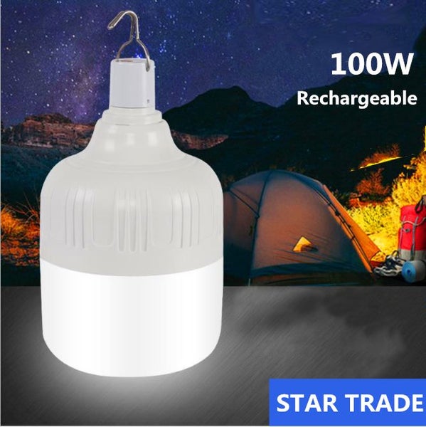 100W USB Rechargeable Portable Camping Led Light Bulb Carousel 1