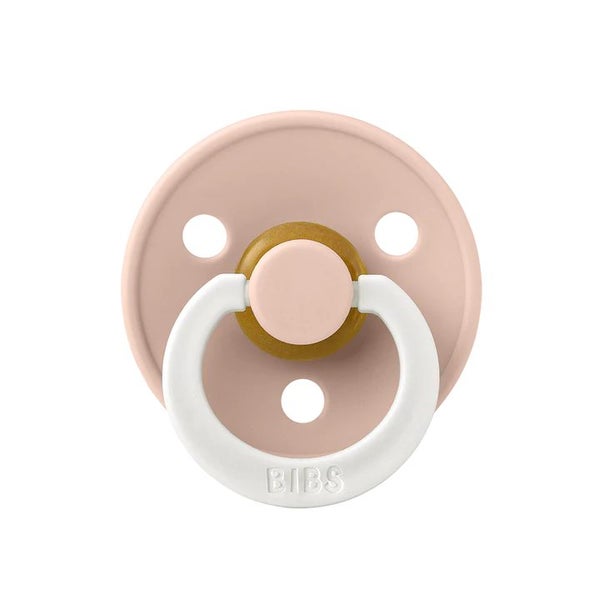 BIBS Colour, Night Glow Pacifiers (2pk) - BLUSH SIZE 3 Carousel 1