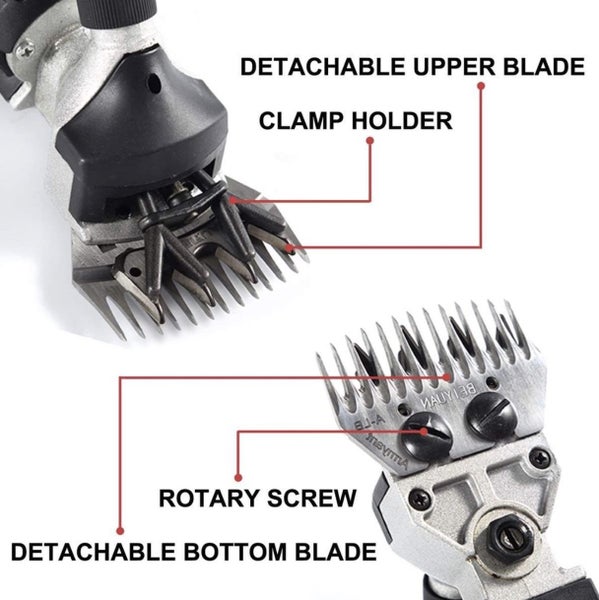 Sheep Clipper Goat Clipper Shearing Clipper Kit 1500W 6 speeds HEAVY DUTY Carousel 11