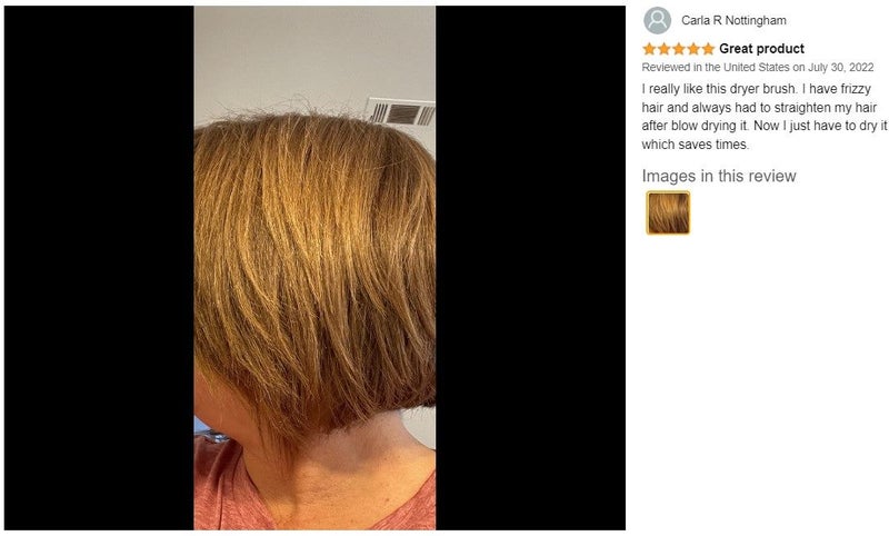 NEW new Hot Air Brush Hair Dryer Straightening Drying Curling *Clearance* Carousel 2