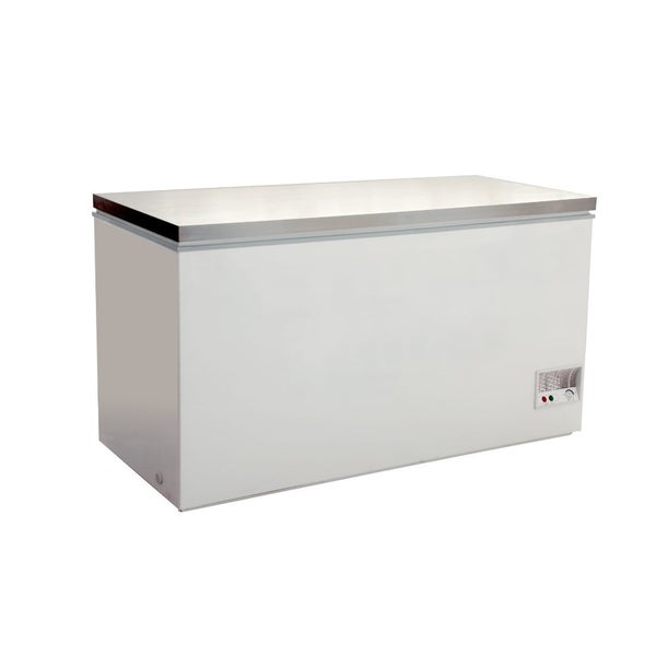600L Commercial Chest Freezer Stainless Steel Lid - 1.6m Freezers Carousel 1
