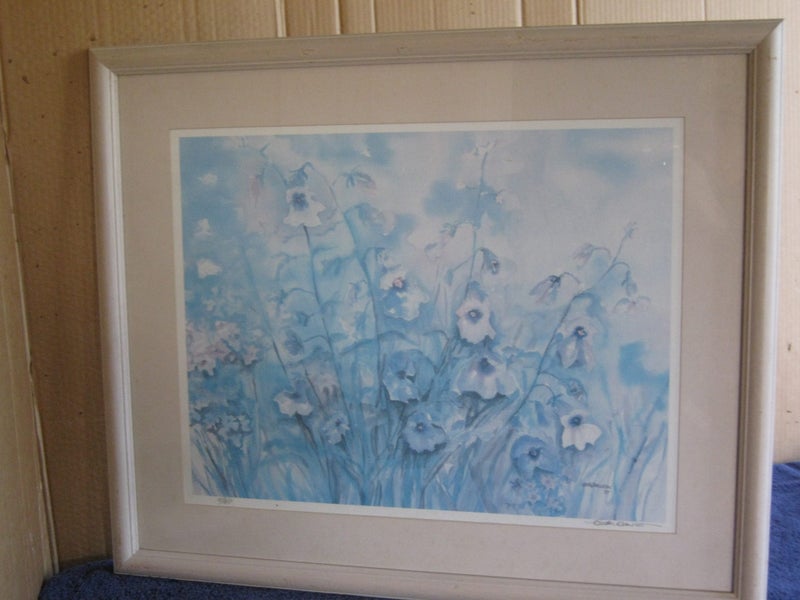 Beth Dawson - Signed & numbered flowers print picture. Carousel 1